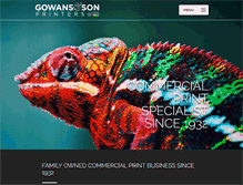 Tablet Screenshot of gowansprint.com